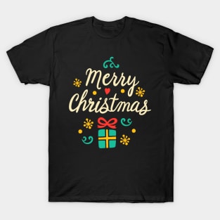 Hand drawn christmas wishes lettering T-Shirt